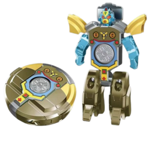 robot transforming fidget spinner – relaxation & anxiety relief toy