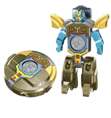 robot transforming fidget spinner – relaxation & anxiety relief toy